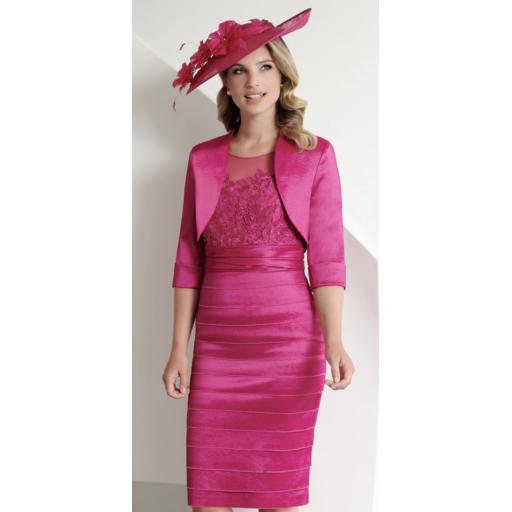 Ispirato cerise dress and jacket