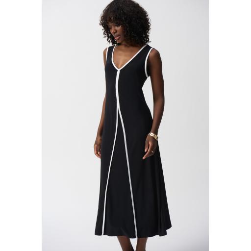 Joseph Ribkoff 251156 Silky Knit Sleeveless A-Line Dress