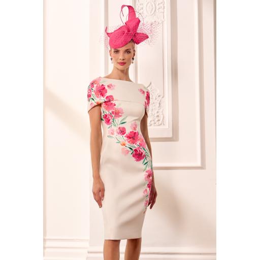 John Charles 66572 Dahlia Print
