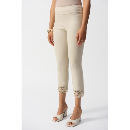 Joseph Ribkoff 251053 Millennium Cropped Pull-On Pants Moonstone