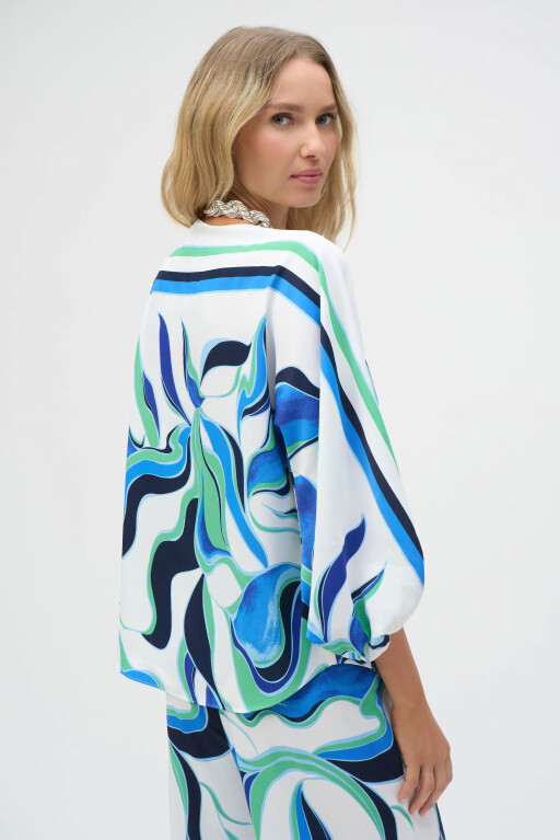 252085 Joseph Ribkoff Woven Abstract print boxy top2.jpg