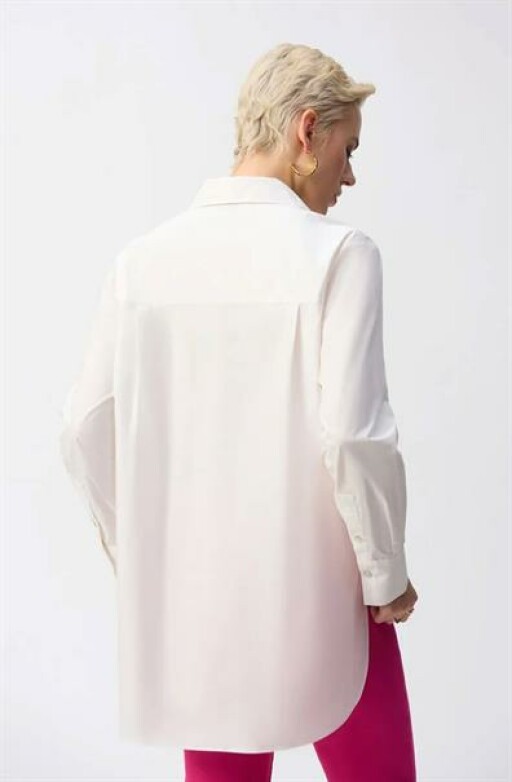 251938 Joseph Ribkoff White blouse with floral print1.jpg