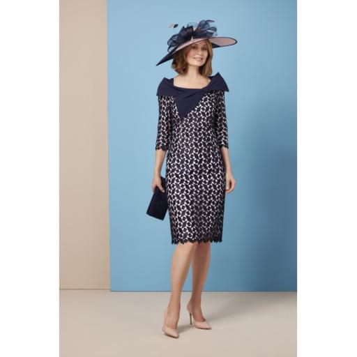 Condici, Navy & pink dress, 71188N Pink Lemonade