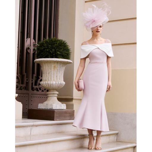 Couture Club 1G94 Pale Rose/Ivory Dress