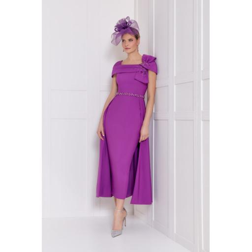 John Charles 29189 Violet Dress