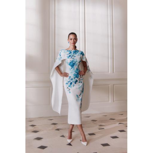 John Charles 66698 Teal/Ivory