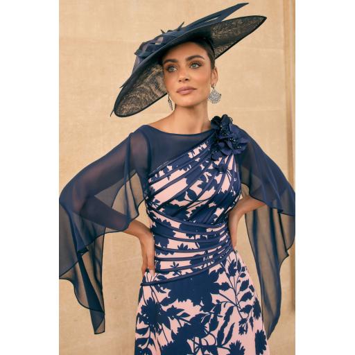 Veni Infantino 992712 Navy/Petal Print Dress