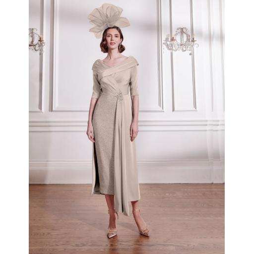 John Charles 29289 Oyster Dress